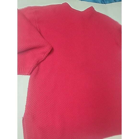Vintage Stefano International Red Chunky Knit Christmas Sweater Sz M - Picture 9 of 10
